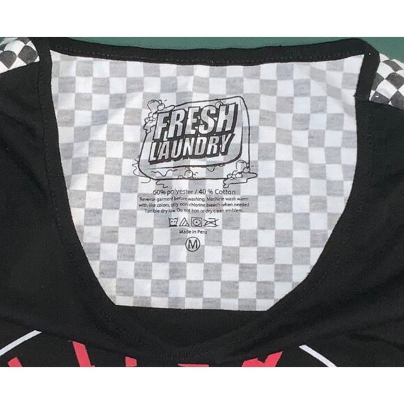 California Republic Fresh Laundry Tank Top Medium 60% Polyester 40% Cotton Black - Picture 4 of 6